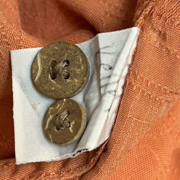 Tommy Bahama Shirt Mens Medium Silk Orange Short Sleeve Hawaiian Camp Mens M - Picture 8 of 13